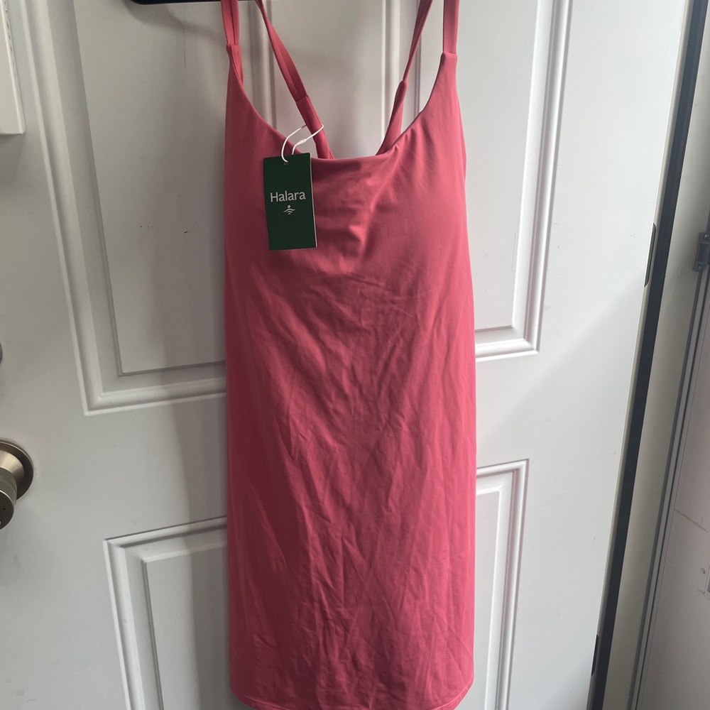 HALARA SoftlyZero Plush 2-in-1 Pocket Mini Active Dress, XL, nwt